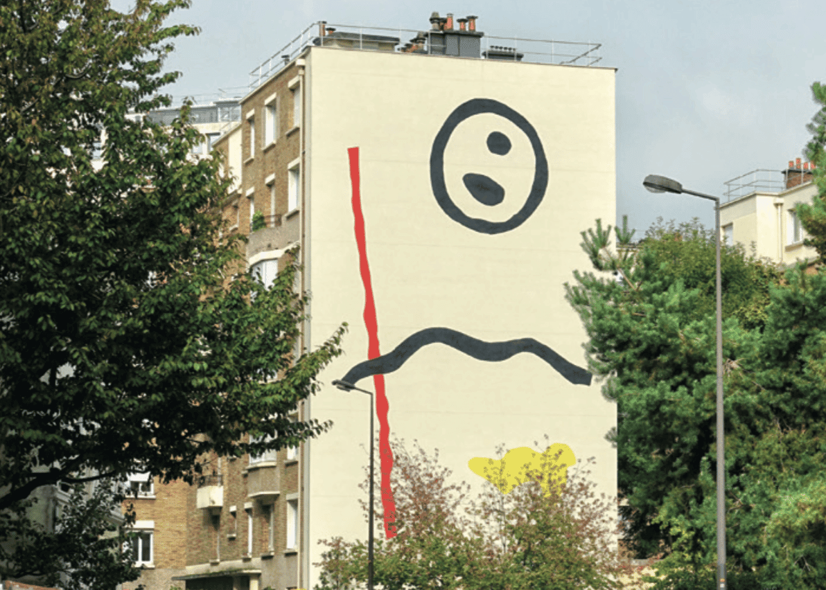 La fresque « Éphémère » de Zloty