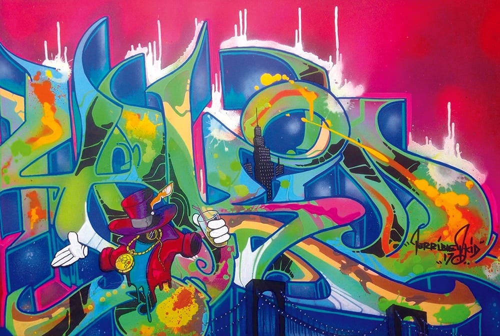 L’esprit du graffiti new-yorkais inspire toujours T-Kid